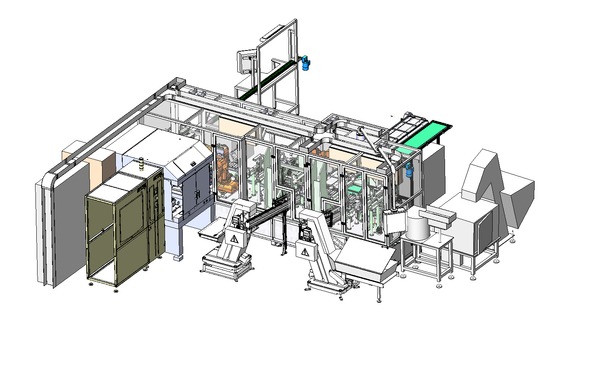 Machine spéciale d'assemblage pièce en verre