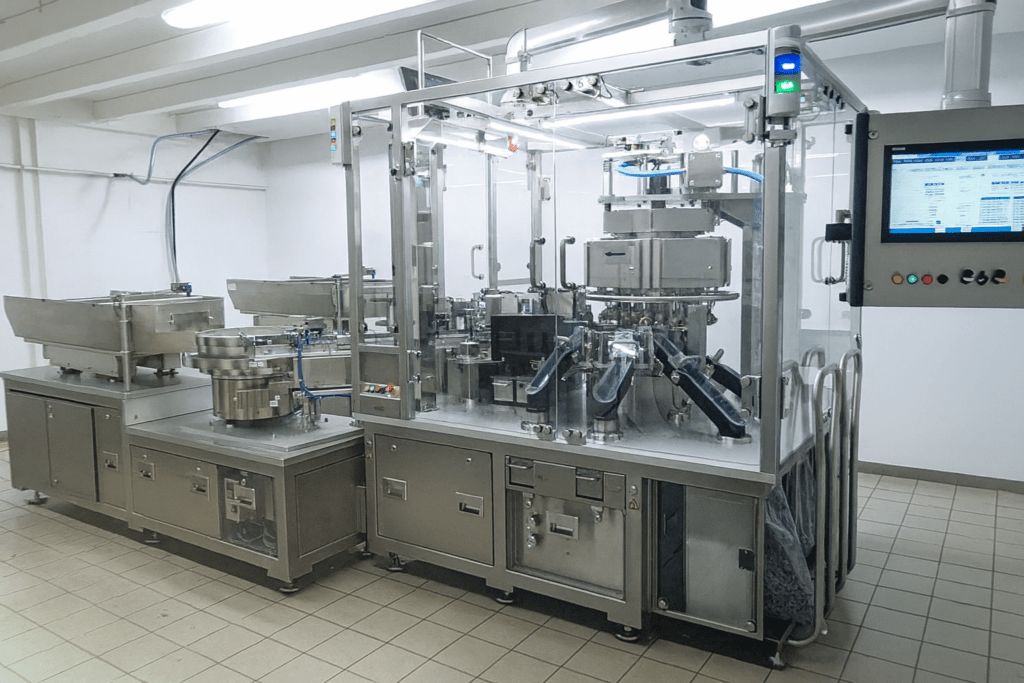 Machine d'assemblage en cinématique continue